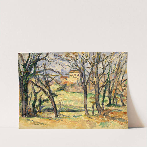 Trees and Houses Near the Jas de Bouffan (1885–86) by Paul Cézanne