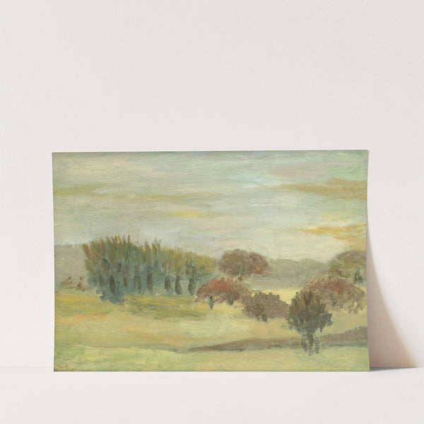 Trees at Banchory Sanatorium, Scotland by Mark Gertler