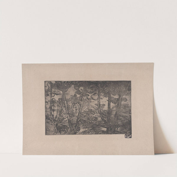 Trees at Night (ca. 1894) by Armand Seguin