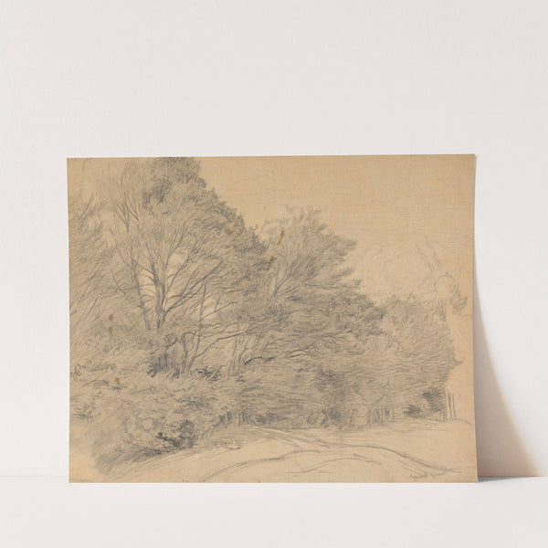 Trees at the Forest Edge (1870) by Hans Thoma