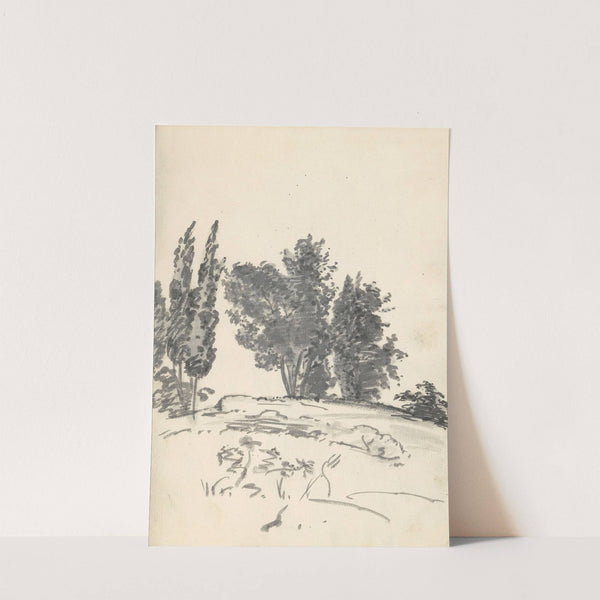 Trees, Bushes and Vegetation by Joseph Wright of Derby