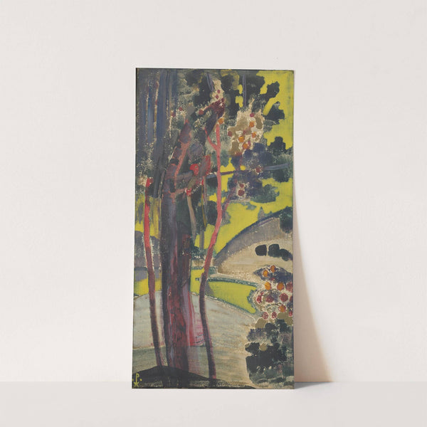 Trees by a Lake by Nicholas Roerich