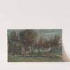 Trees by a Village by Joseph Frank Currier