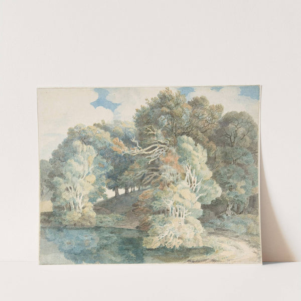 Trees by the Lake, Peamore Park, near Exeter, Devon by Francis Towne