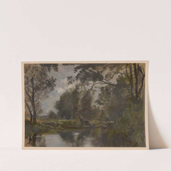 Trees by the Spree I (1850-1881) by Adolf Dressler