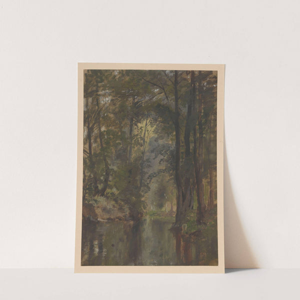 Trees by the Spree II (1850-1881) by Adolf Dressler