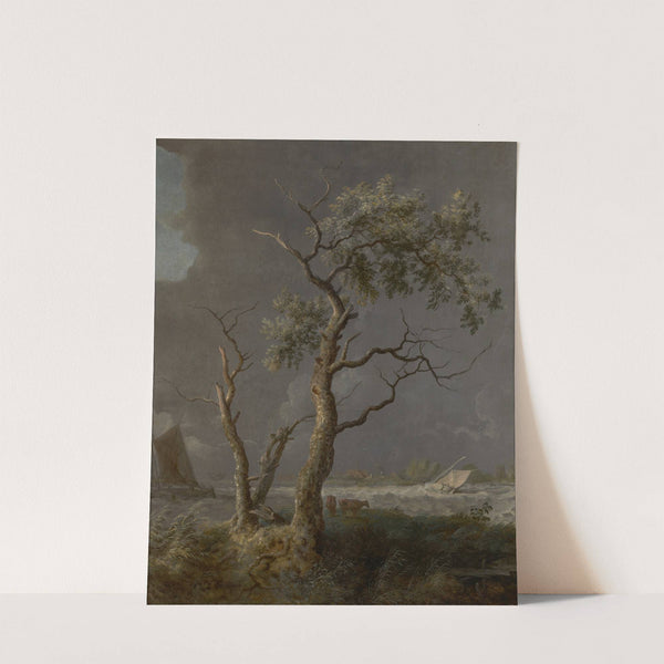 Trees by the water (circa 1650) by Allaert van Everdingen