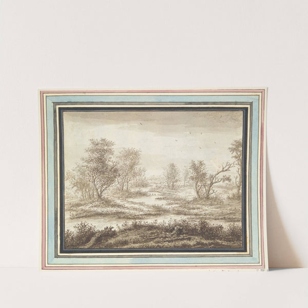 Trees in a Marshy Land by Adriaen Hendriksz. Verboom