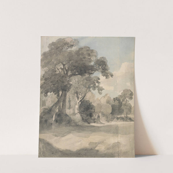 Trees in a Meadow by John Constable