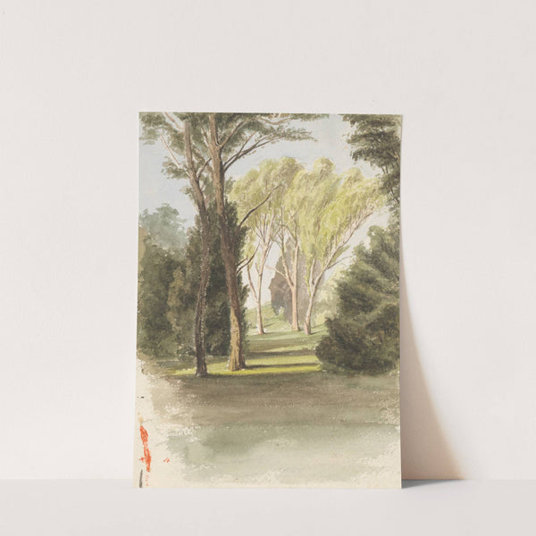 Trees in a Park (1870) by Ladislav Mednyánszky