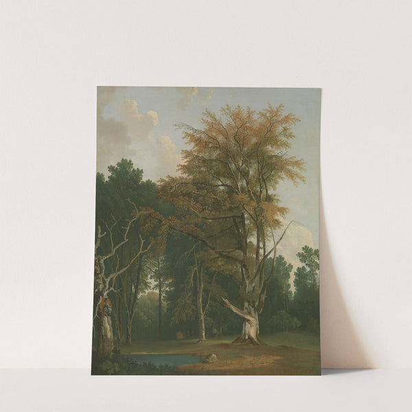 Trees in a Woodland Glade by Joseph Farington