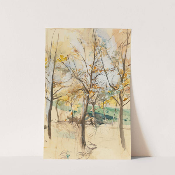 Trees In The Bois De Boulogne by Giovanni Boldini