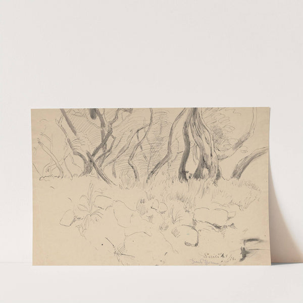 Trees near Lerici (Liguria) (1874) by Hans Thoma