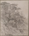 Trees of a Rocky Hillside (late 1800s)