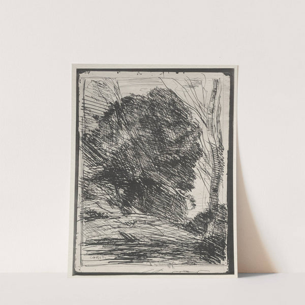 Trees on the Mountain (1856) by Jean-Baptiste-Camille Corot