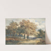 Trees, Tracks And Figures (1834) by Alexandre Calame