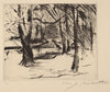 Trees with the Sun (Winter in the Tiergarten) (between 1920 and 1921)