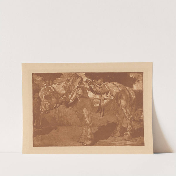 Trekpaard by Johannes Josephus Aarts