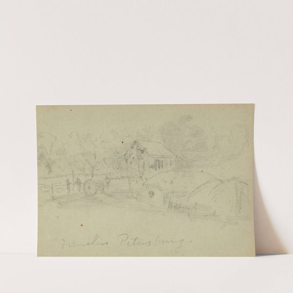 Trenches, Petersburg by Alfred Rudolph Waud