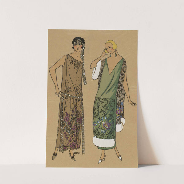 CAUSERIE. - Cette robe de dentelle mordorée,... by Anonymous