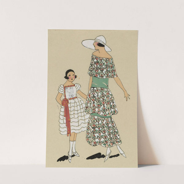 SOEURETTE. - 1. Robe en Crisseldy blanc... by Anonymous