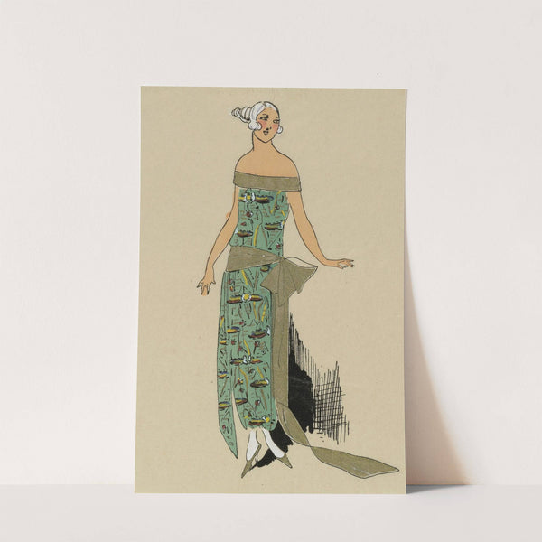 SOIR DE JUIN. - Une grande et belle robe... by Anonymous