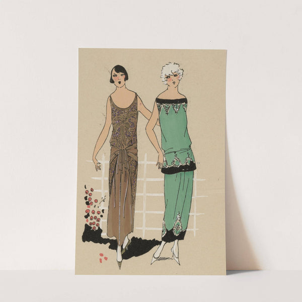 CLAIR DE LUNE. - Cette robe de style.égyptien... by Anonymous