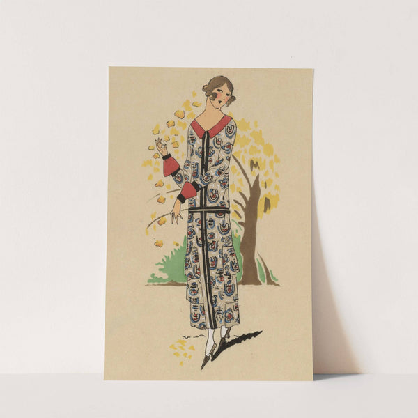 AUTOMNALE. - Charmante est cette simple robe... by Anonymous