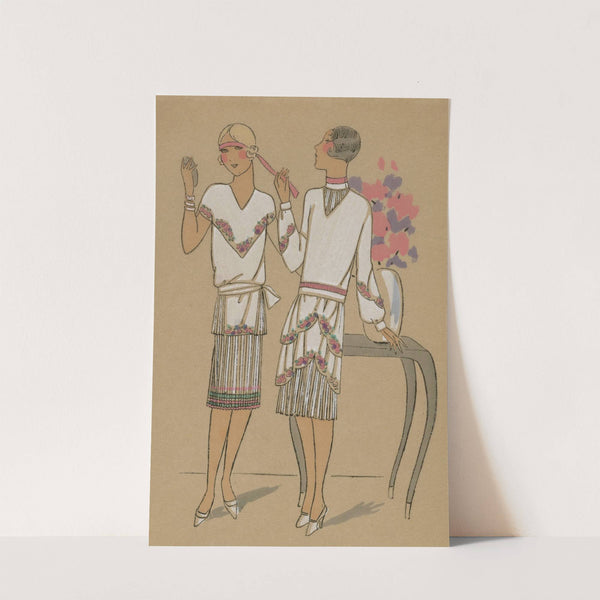 Modèles des TISSUS D'ART - Ces robes décorées by Anonymous