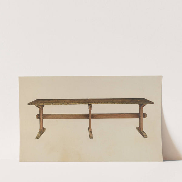 Trestle Table (c. 1939) by Isadore Goldberg