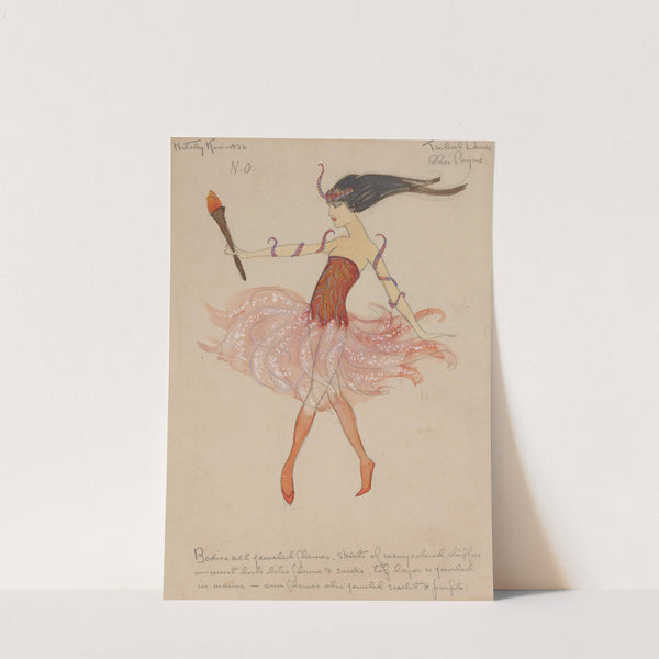 Tribal Dance-Miss Payne by Helen Marguerite O'Kane