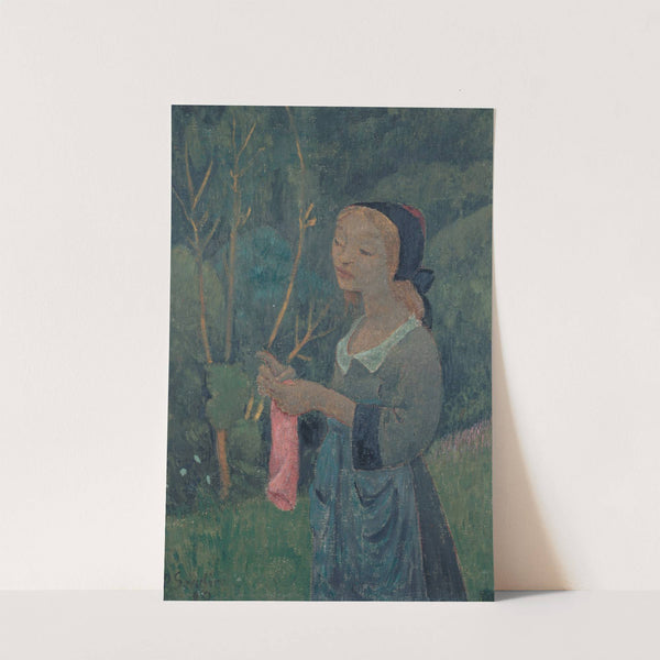 Tricoteuse au bas rose by Paul Sérusier