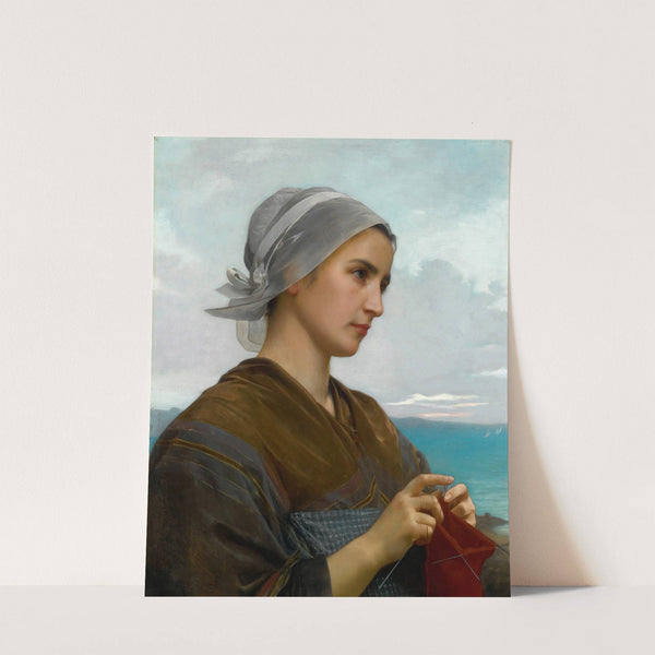 Tricoteuse Bretonne (1871) by William Bouguereau
