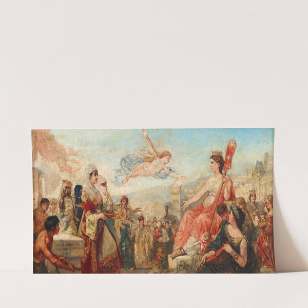 Triest allegory study (1875) by Cesare Dell'''acqua