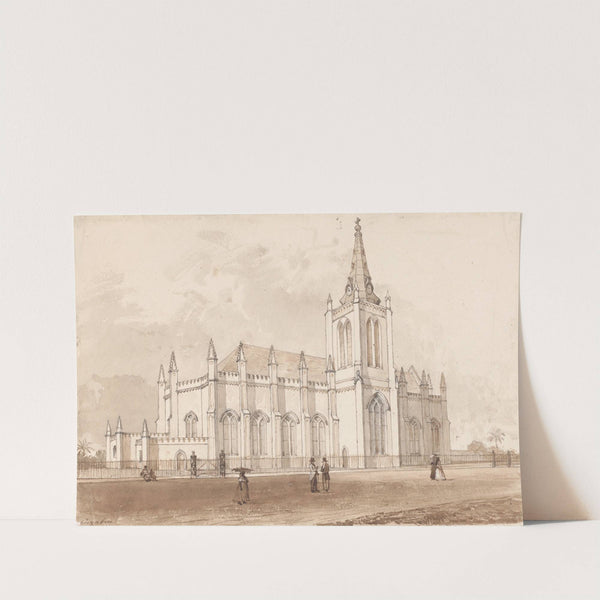 Trinity Church by Michel Jean Cazabon