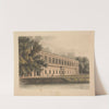 Trinity Library. From St. John’s Gardens. (1814) by Joseph Constantine Stadler