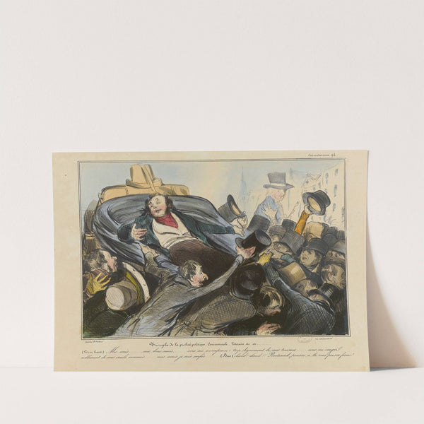 Triomphe de la probité politique, commerciale, littéraire etc etc (1836-1838) by Honoré Daumier