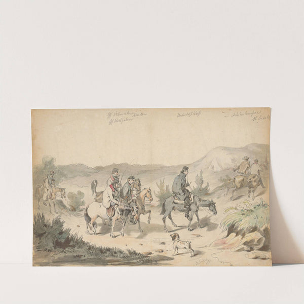 Trip on Horses by Friedrich Carl von Scheidlin