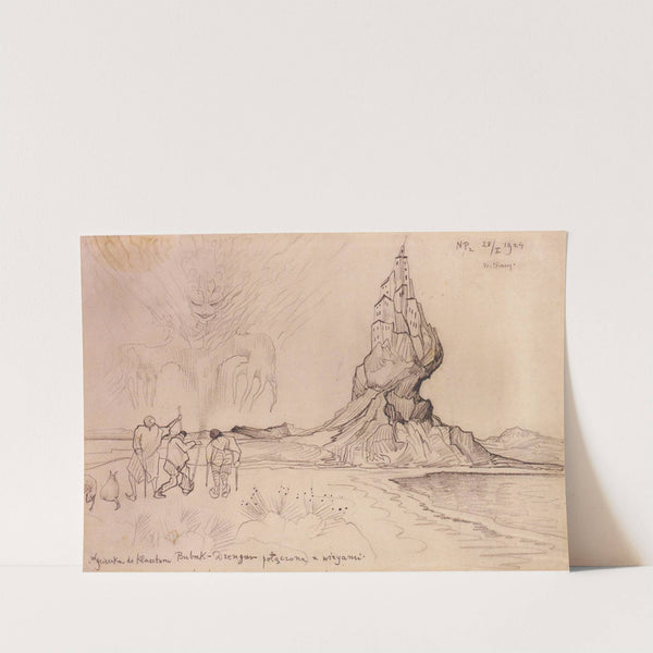 Trip to the monastery by Stanisław Ignacy Witkiewicz