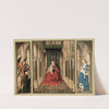 Triptych of Mary and Child, St. Michael, and the Catherine by Jan van Eyck