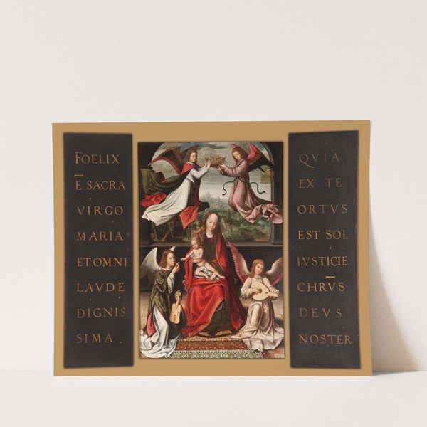 Triptych of the Coronation of the Virgin (1551-1575) by Marcellus Coffermans