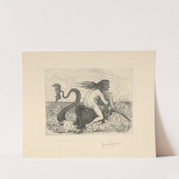 Tritonenpaar (1915) by Hans Thoma