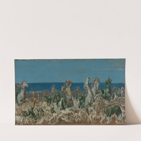 Tritonenzug (1882) by Hans Thoma