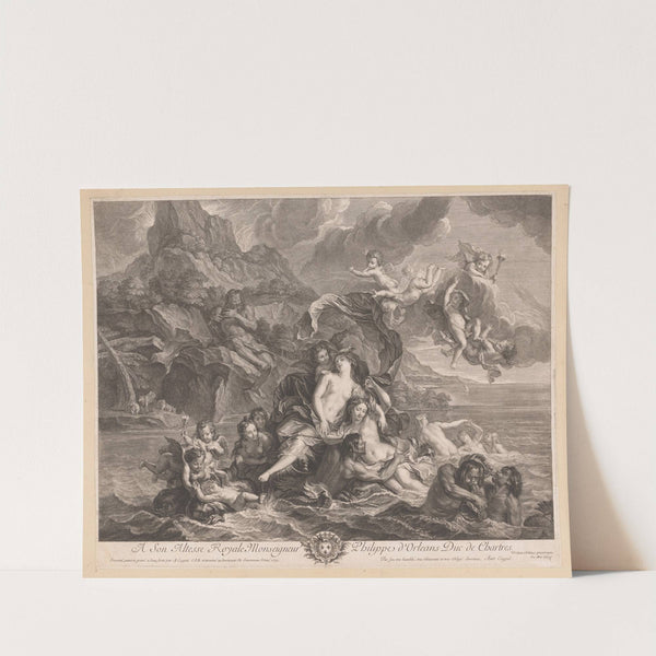 Triumph of Galatea (1695) by Charles-Louis Simonneau