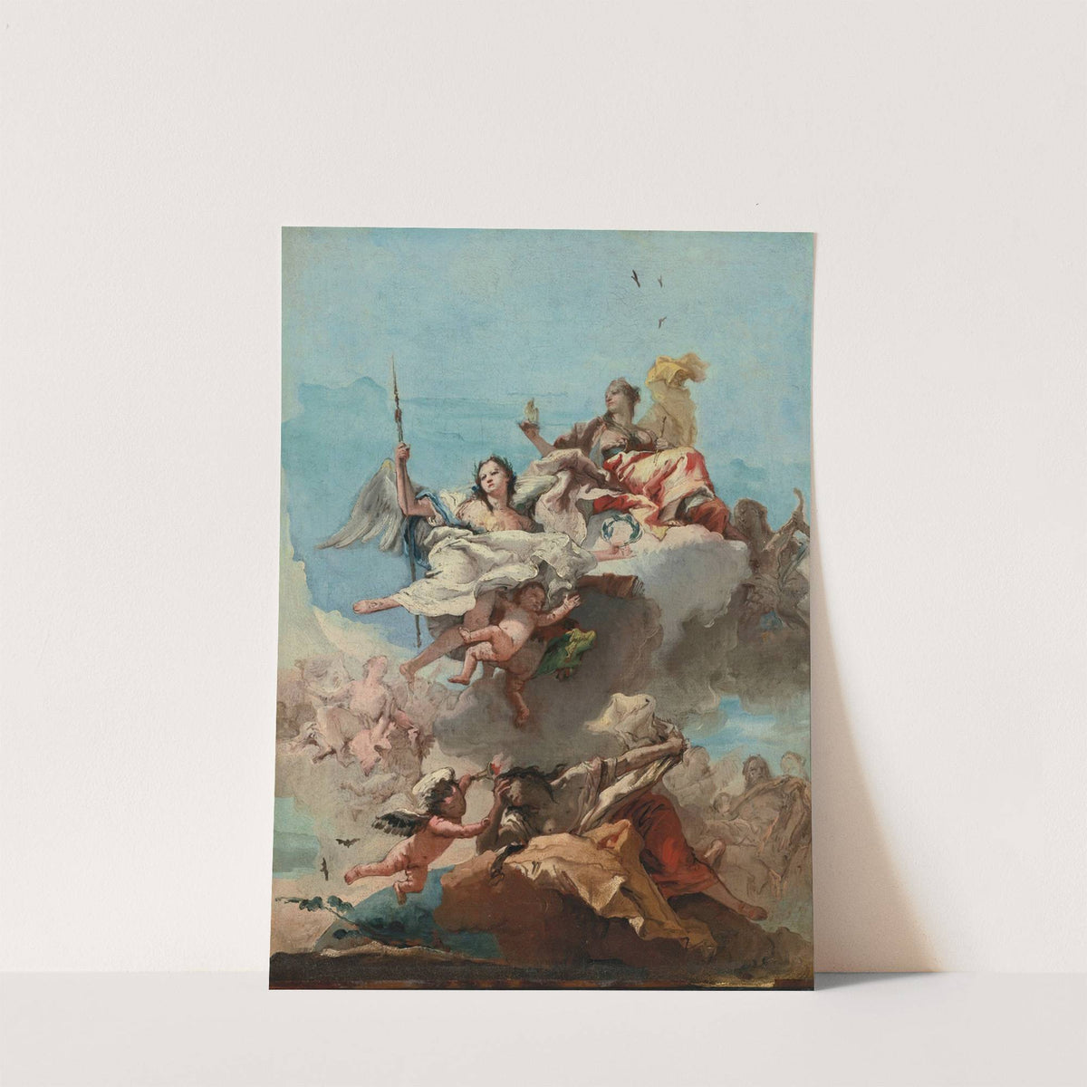 Triumph Of Virtue by Giovanni Domenico Tiepolo