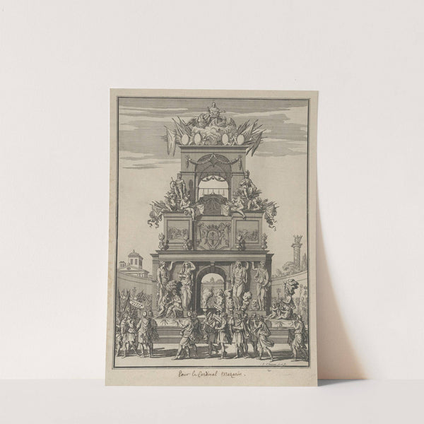 Triumphal arch erected in honor of Cardinal Mazarin after the Treaty of the Pyrenees (circa 1664–5) by François Chauveau