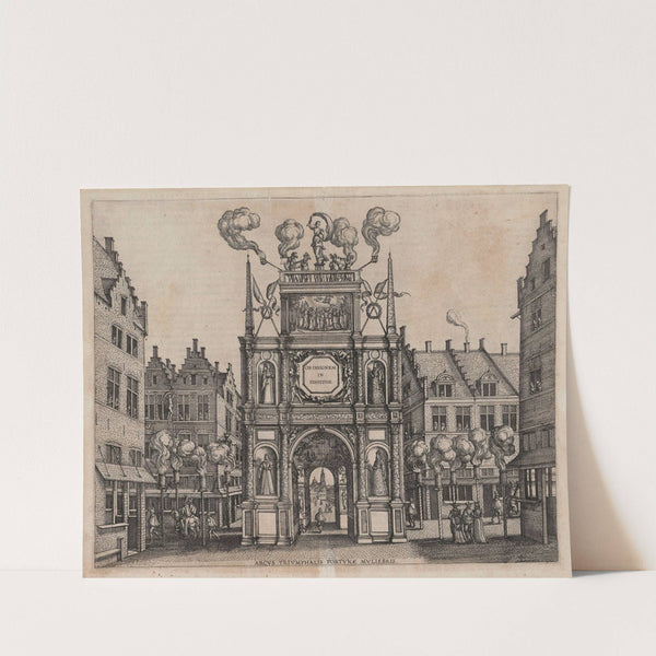 Triumphal Arch of Female Fortune by Pieter van der Borcht the elder