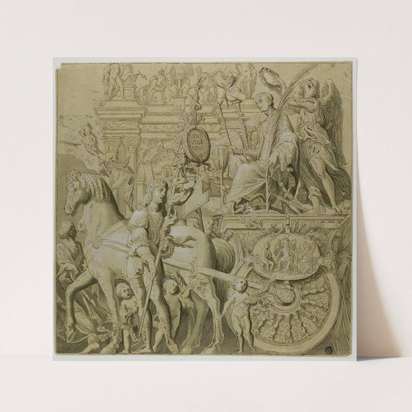 Triumphs of Julius Caesar; Canvas No. IX by After Andrea Mantegna