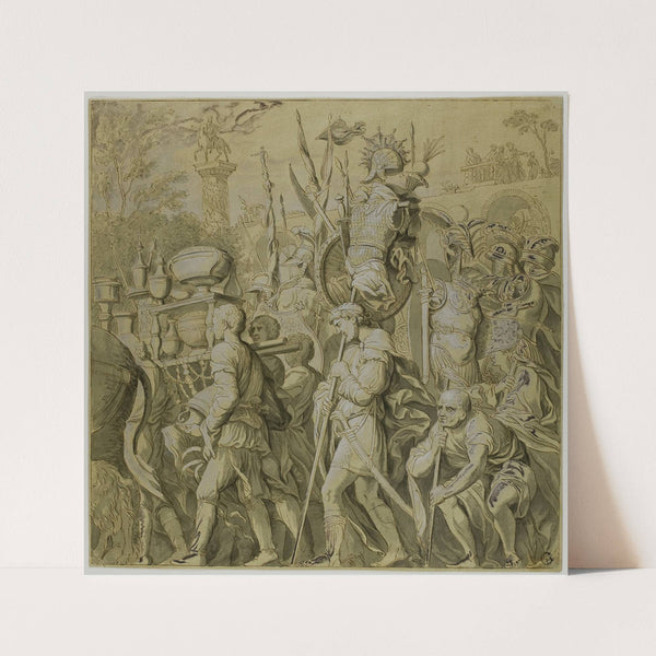 Triumphs of Julius Caesar; Canvas No. VI by After Andrea Mantegna