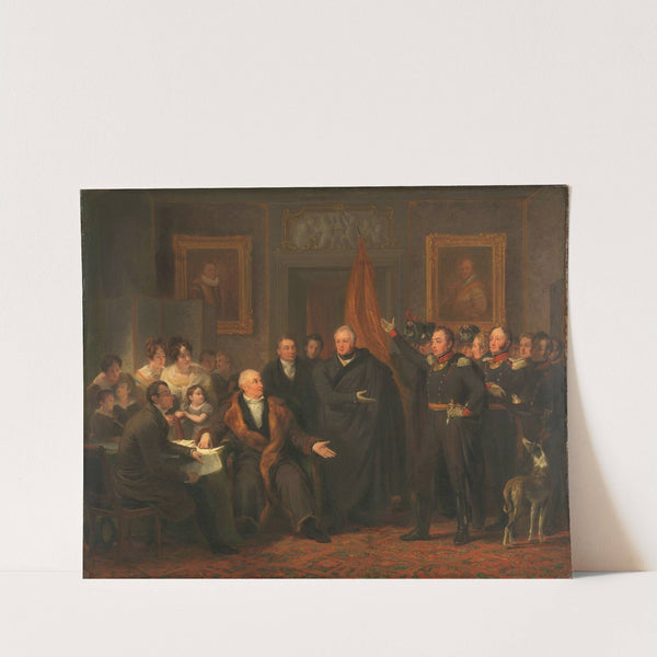 Triumvirate Assuming Power in the Name of the Prince of Orange, 21 November 1813 by Jan Willem Pieneman